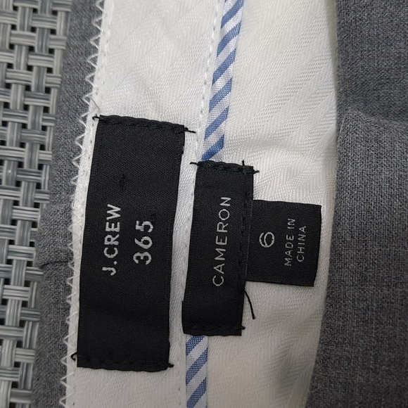 J. Crew 365 Gray Cameron Slim Cropped Pants Size 6 - Picture 6 of 9